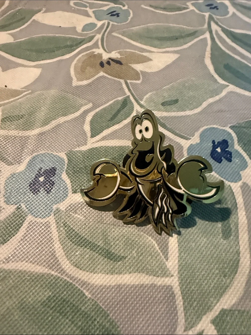 Green Crab Enamel Pin - Pets Fish Accessory